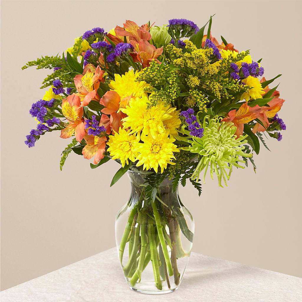 Marmalade Skies Bouquet – Magic Sun Flowers, Los Angeles CA