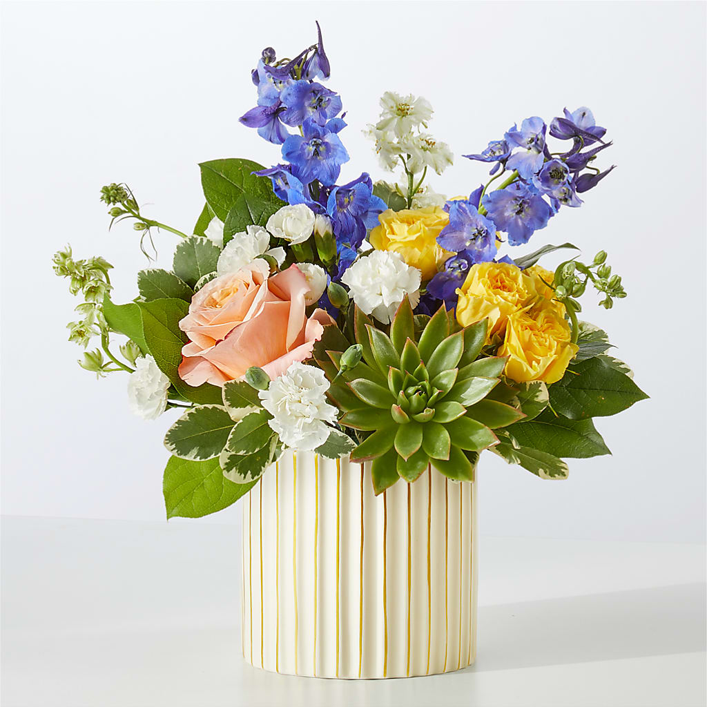 Cobalt Reverie Bouquet – Magic Sun Flowers, Los Angeles CA