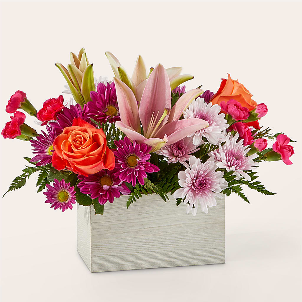 Light of My Life Box Bouquet – Magic Sun Flowers, Los Angeles CA