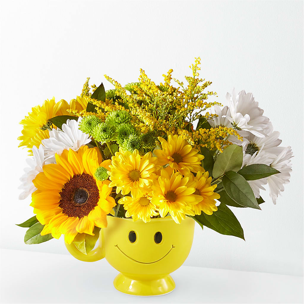 Joyful Smiles Bouquet – Magic Sun Flowers, Los Angeles CA