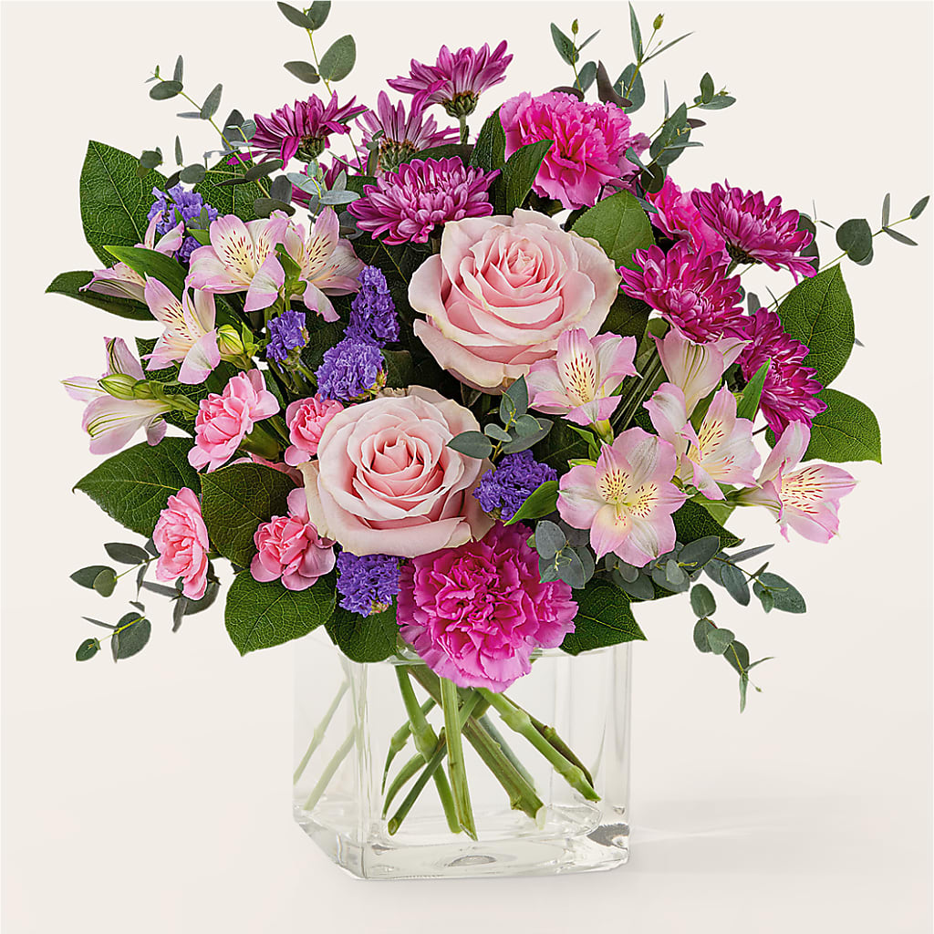 Rosy Radiance Bouquet – Magic Sun Flowers, Los Angeles CA