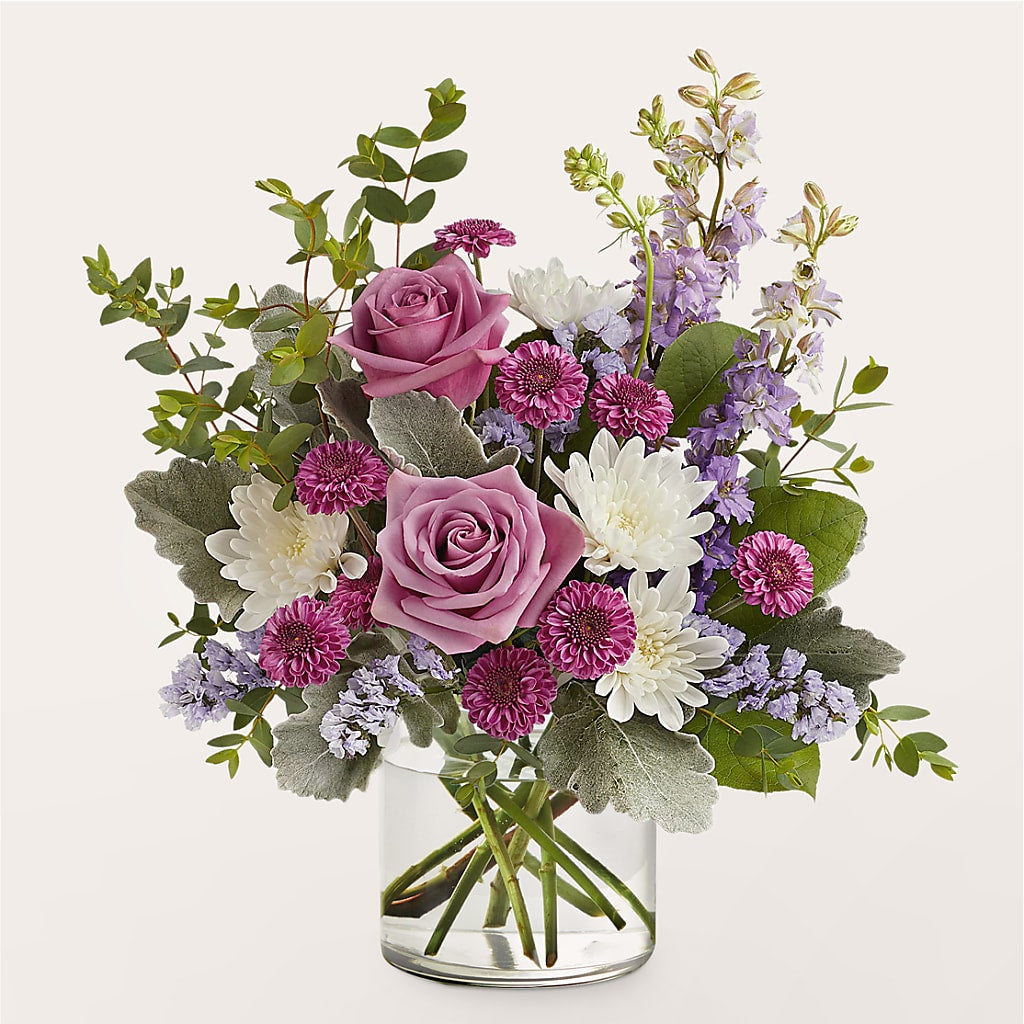 Violet Frost Bouquet – Magic Sun Flowers, Los Angeles CA