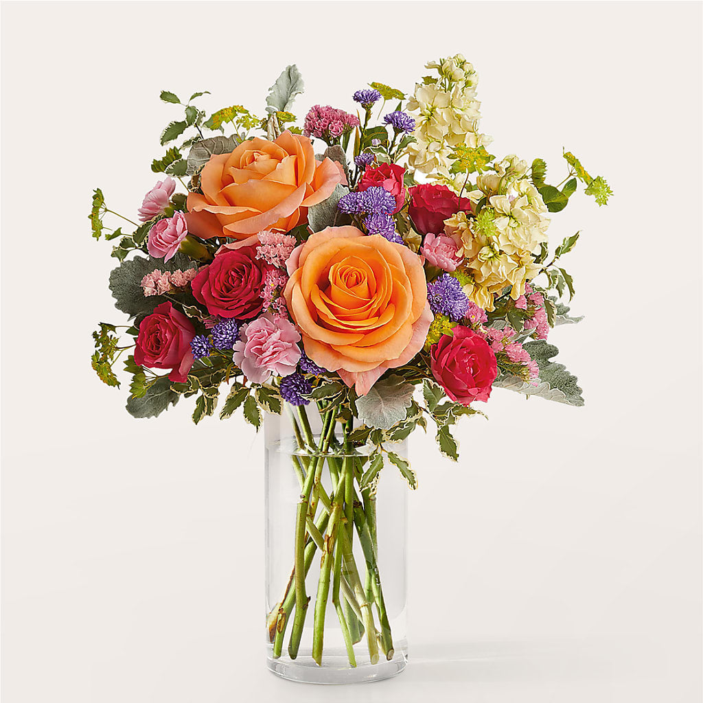 Tangerine Tango Bouquet – Magic Sun Flowers, Los Angeles CA
