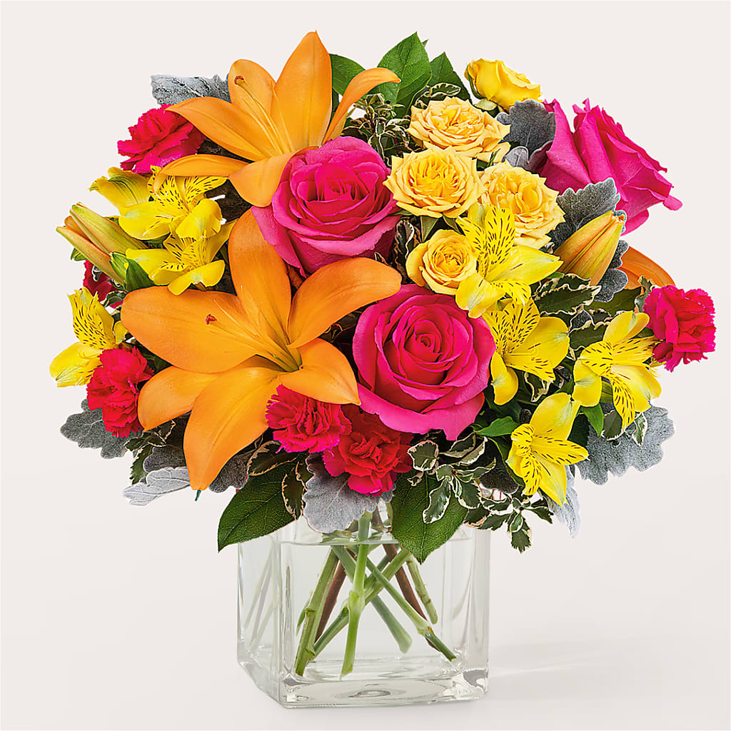 To the Tropics Bouquet – Magic Sun Flowers, Los Angeles CA