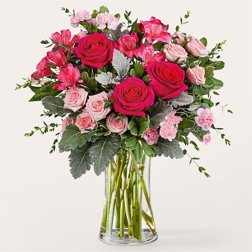 Tickled Pink Bouquet – Magic Sun Flowers, Los Angeles CA