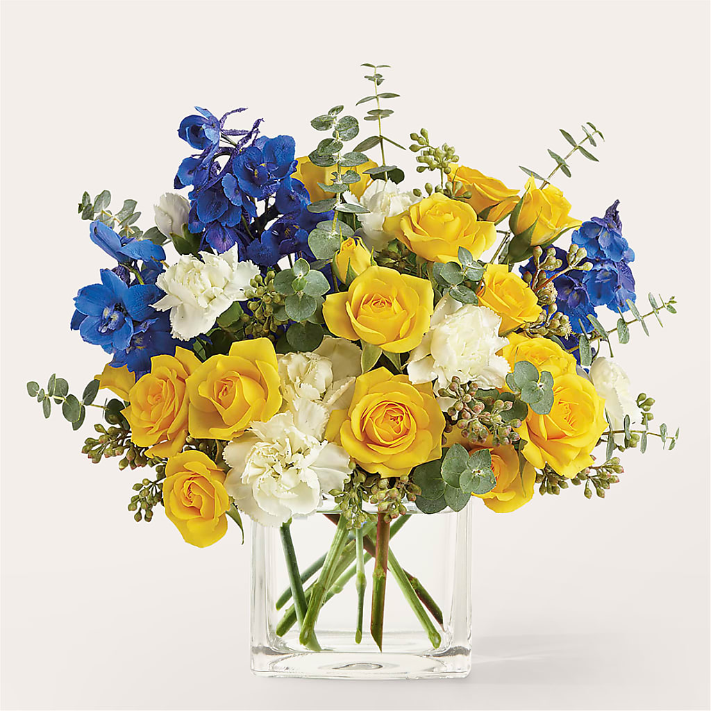 Sparkling Citrine Bouquet – Magic Sun Flowers, Los Angeles CA