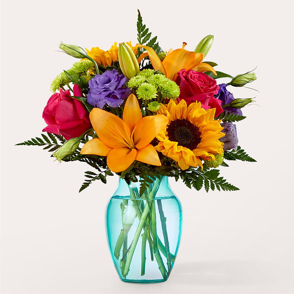 Double Rainbow Bouquet – Magic Sun Flowers, Los Angeles CA