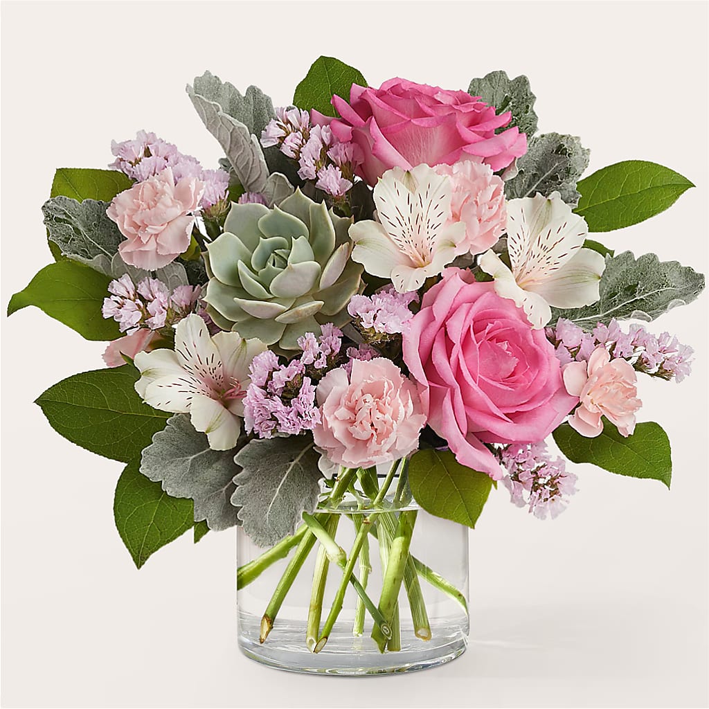 Dusty Rose Bouquet – Magic Sun Flowers, Los Angeles CA