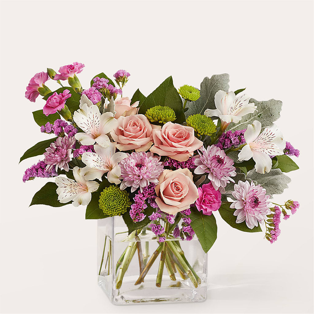 Pink Suede Bouquet – Magic Sun Flowers, Los Angeles CA