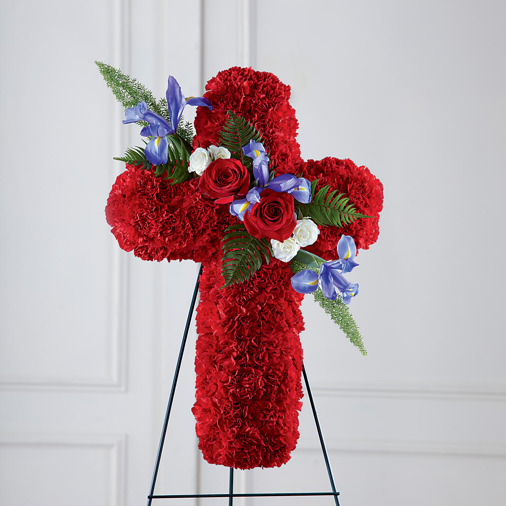 Faithful Hero Floral Cross – Magic Sun Flowers, Los Angeles CA