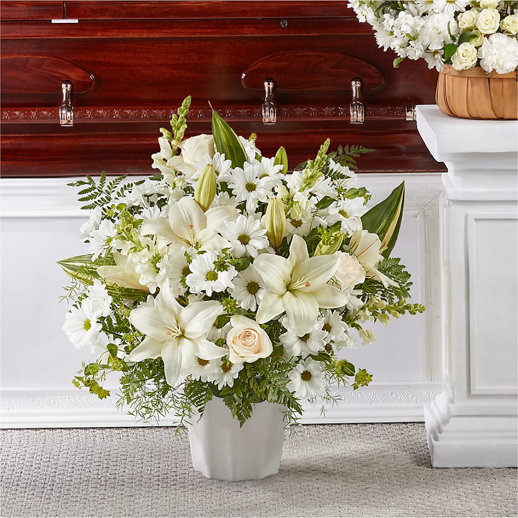 Thoughts of Tranquility Floor Basket – Magic Sun Flowers, Los Angeles CA