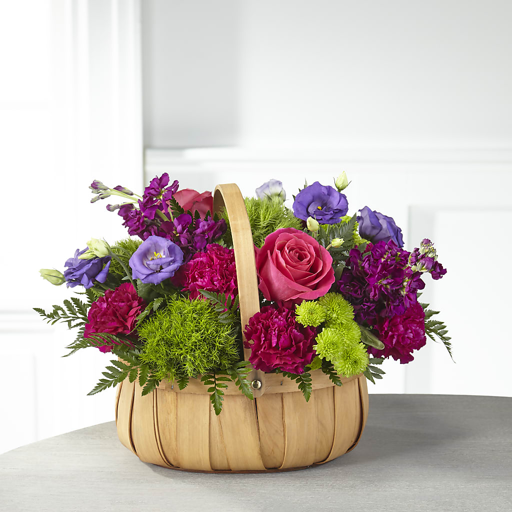 Serene Sanctuary Basket – Magic Sun Flowers, Los Angeles CA