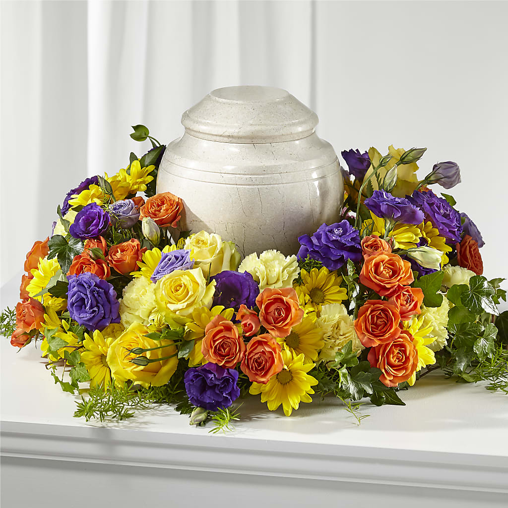 Blossoms of Remembrance Cremation Adornment – Magic Sun Flowers, Los Angeles CA