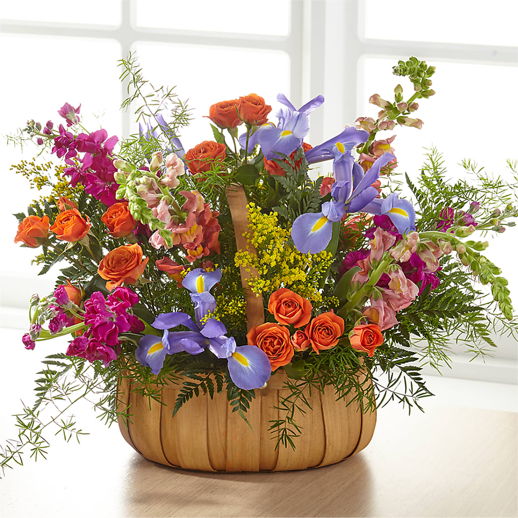 Garden of Life Basket – Magic Sun Flowers, Los Angeles CA