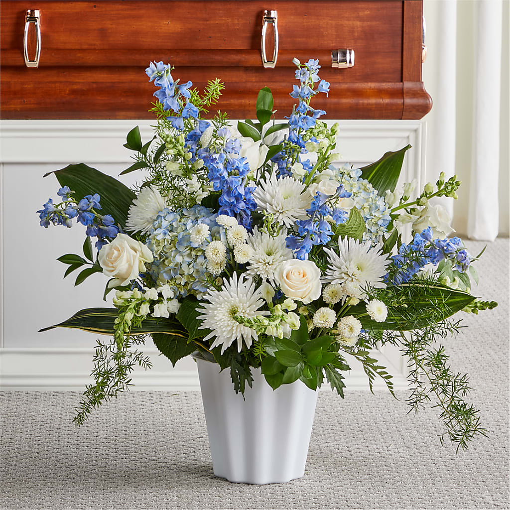 Everlasting Memories Floor Basket – Magic Sun Flowers, Los Angeles CA