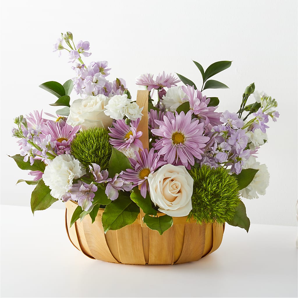 Peace & Love Basket – Magic Sun Flowers, Los Angeles CA