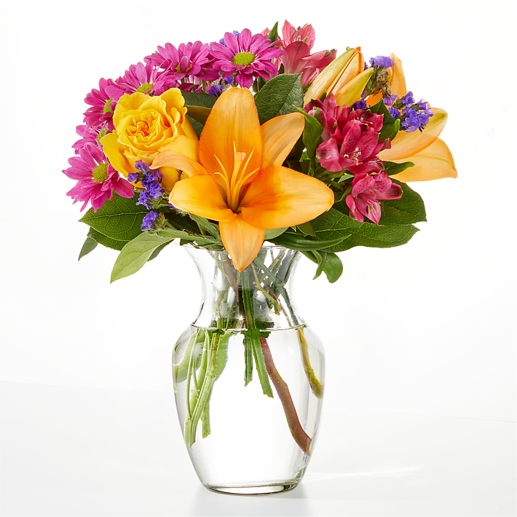Colorful Visions Bouquet – Magic Sun Flowers, Los Angeles CA