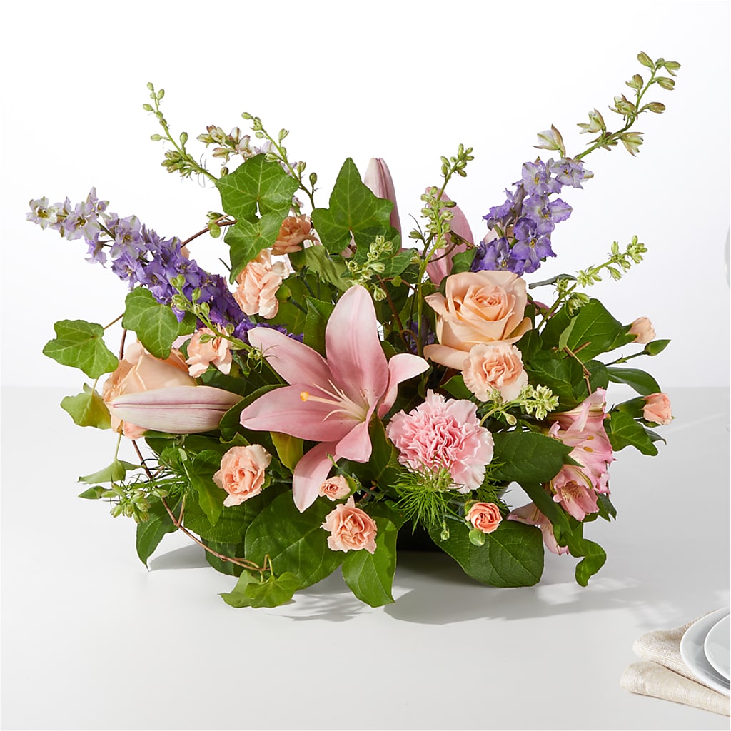 Blossom Time Centerpiece – Magic Sun Flowers, Los Angeles CA