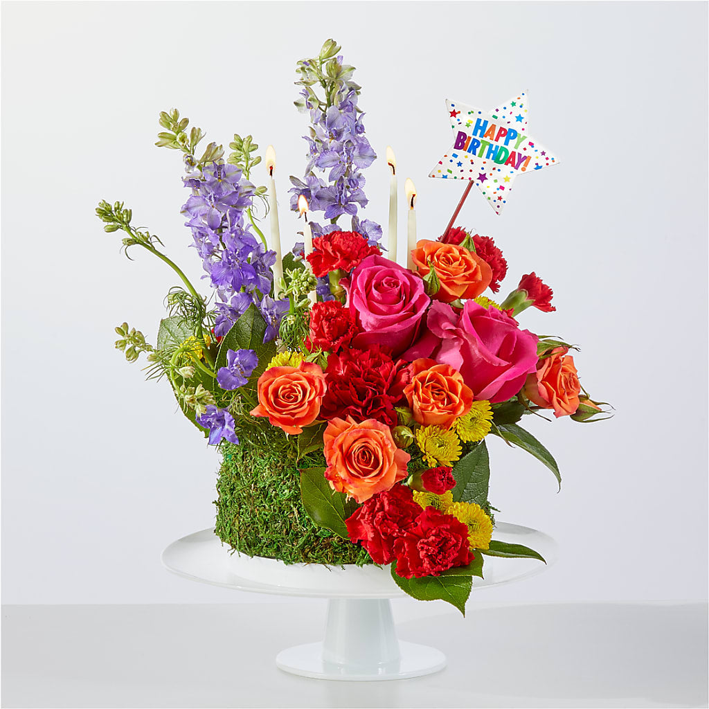 Best Year Yet Floral Cake – Magic Sun Flowers, Los Angeles CA