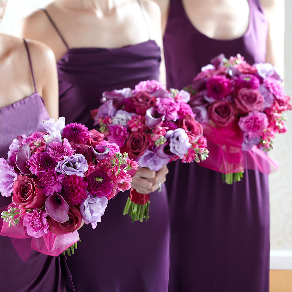 Bridesmaid's Garden Bouquet – Magic Sun Flowers, Los Angeles CA
