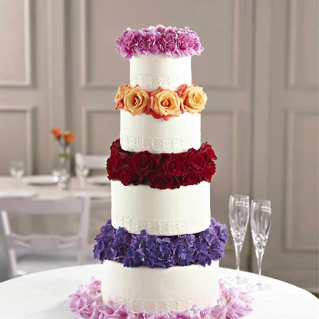 Infinite Love Cake Décor – Magic Sun Flowers, Los Angeles CA