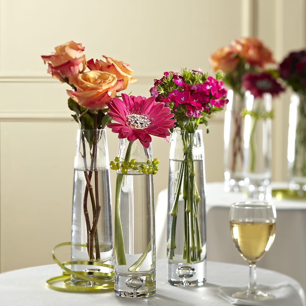 Sparkling Toast Centerpiece – Magic Sun Flowers, Los Angeles CA