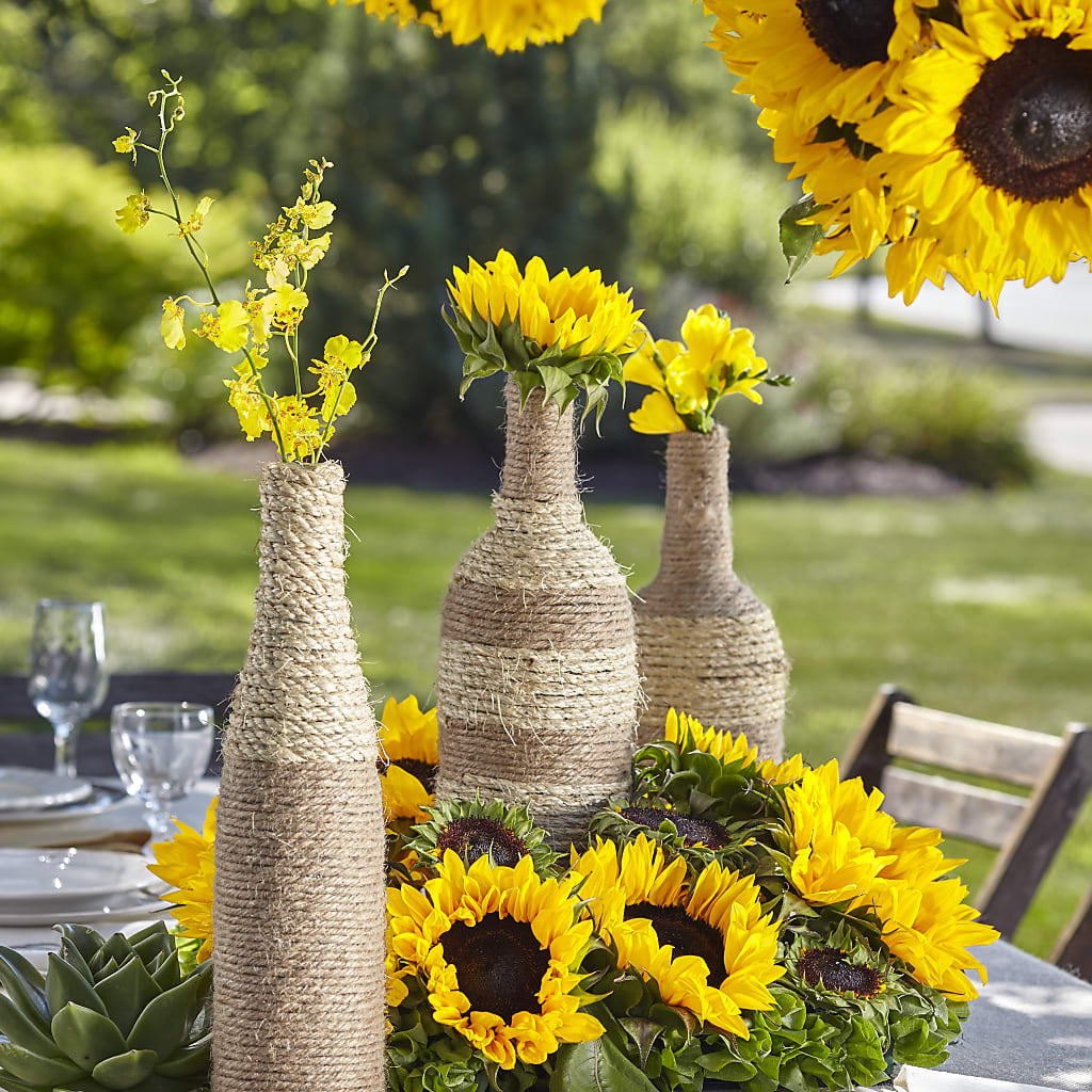 Sublime Garden Centerpiece – Magic Sun Flowers, Los Angeles CA