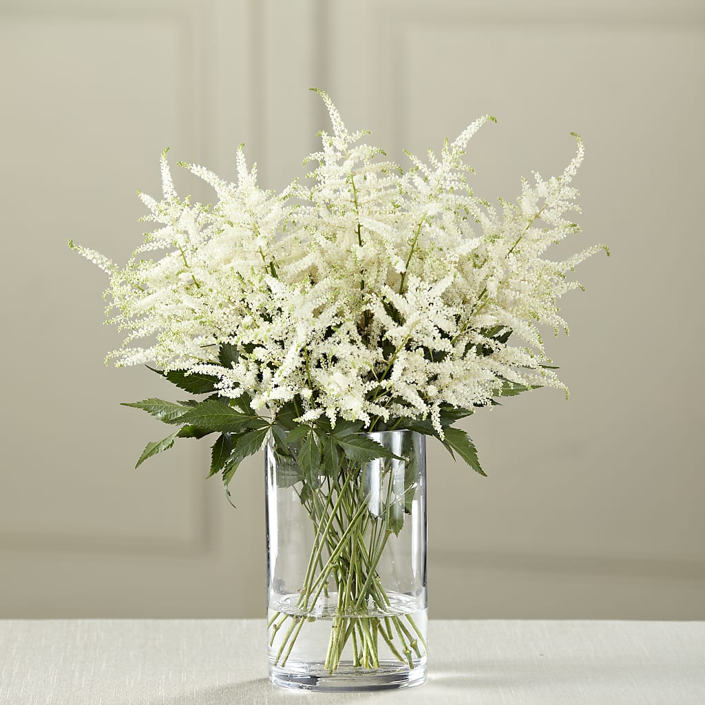 White Astilbe Bouquet – Magic Sun Flowers, Los Angeles CA