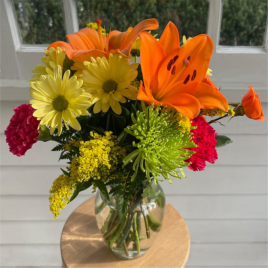 Bold & Bright – A Florist Original –  Magic Sun Flowers, Los Angeles CA