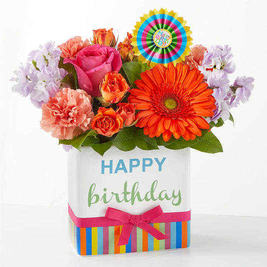 Birthday Surprise Bouquet –  Magic Sun Flowers, Los Angeles CA