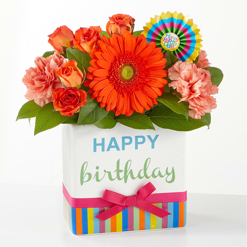 Birthday Surprise Bouquet –  Magic Sun Flowers, Los Angeles CA