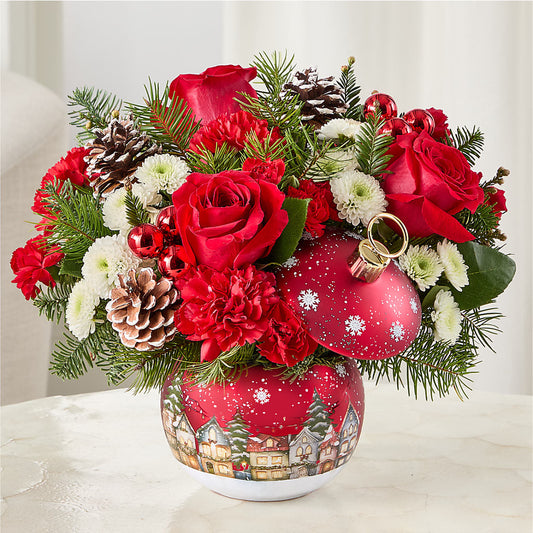 Christmas Carols Ornament –  Magic Sun Flowers, Los Angeles CA