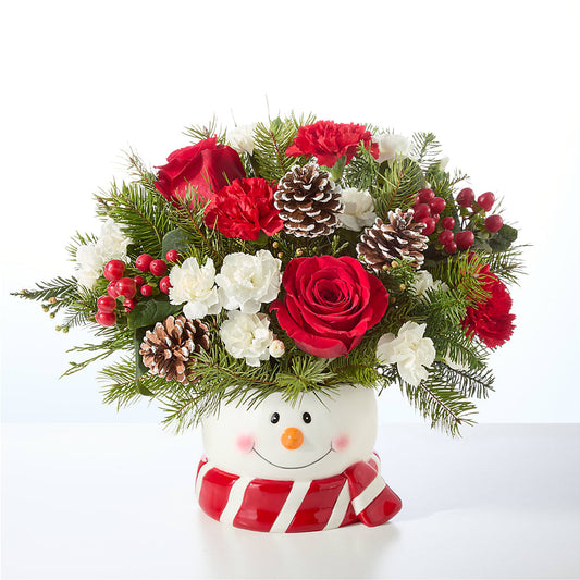 Jolly Snowman Bouquet –  Magic Sun Flowers, Los Angeles CA