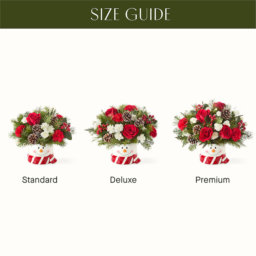 Jolly Snowman Bouquet –  Magic Sun Flowers, Los Angeles CA