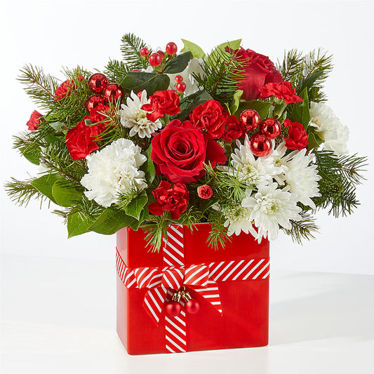 Presents Under the Tree Bouquet –  Magic Sun Flowers, Los Angeles CA
