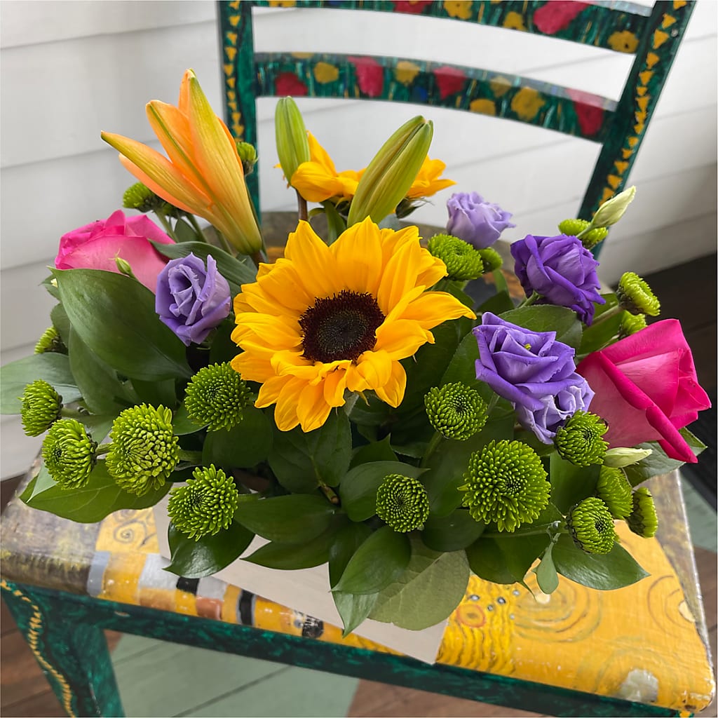 Best Day Box Bouquet –  Magic Sun Flowers, Los Angeles CA