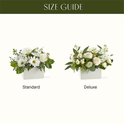 Fresh Linen Box Bouquet –  Magic Sun Flowers, Los Angeles CA