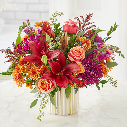 Burgundy Landscape Bouquet –  Magic Sun Flowers, Los Angeles CA