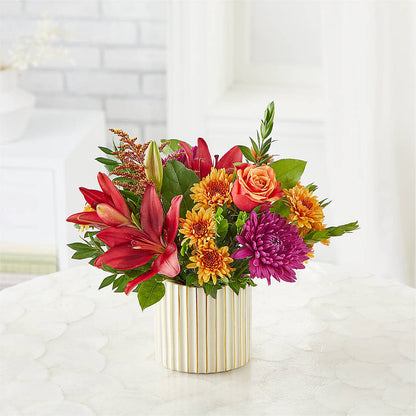 Burgundy Landscape Bouquet –  Magic Sun Flowers, Los Angeles CA