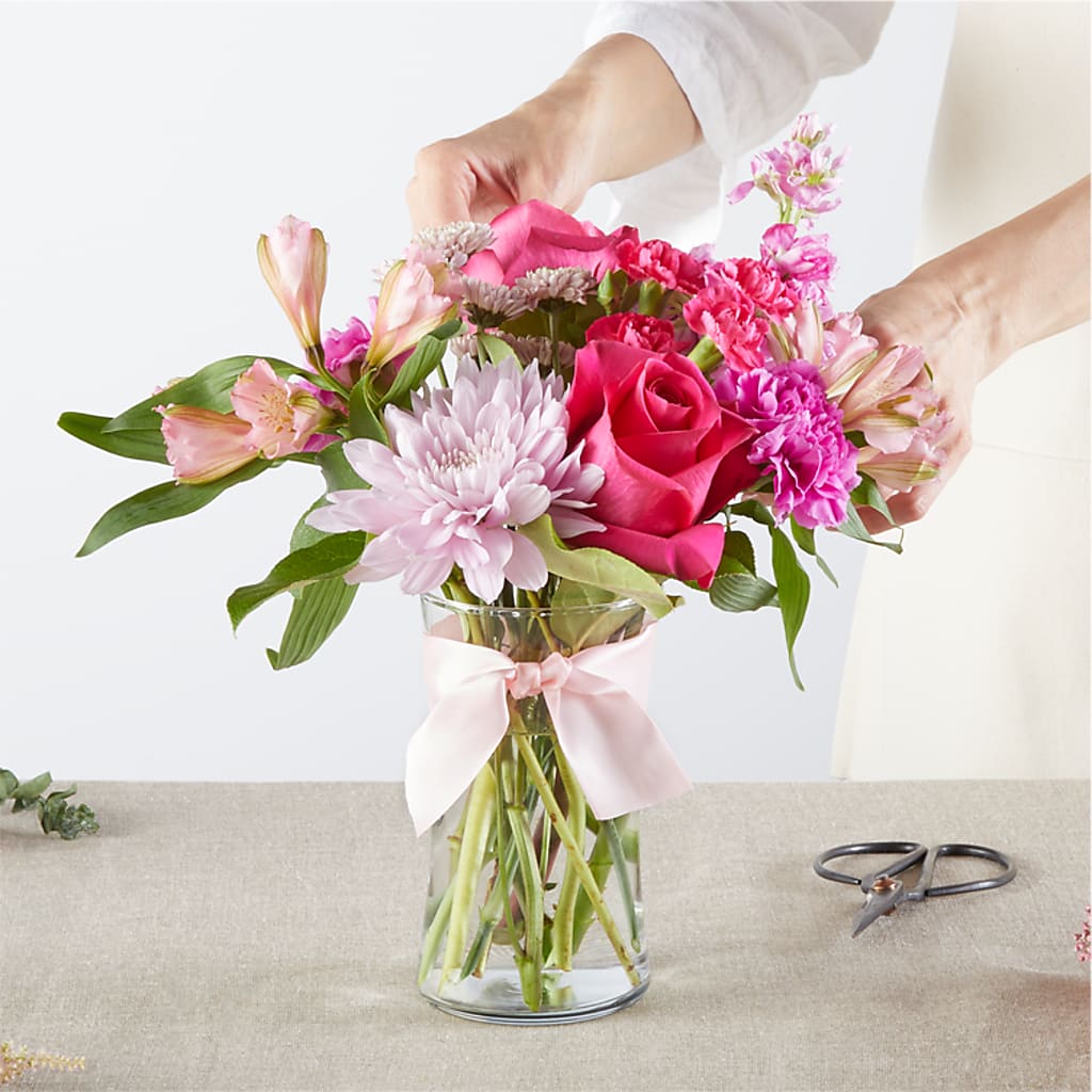 Pink Ribbon - A Florist Original –  Magic Sun Flowers, Los Angeles CA
