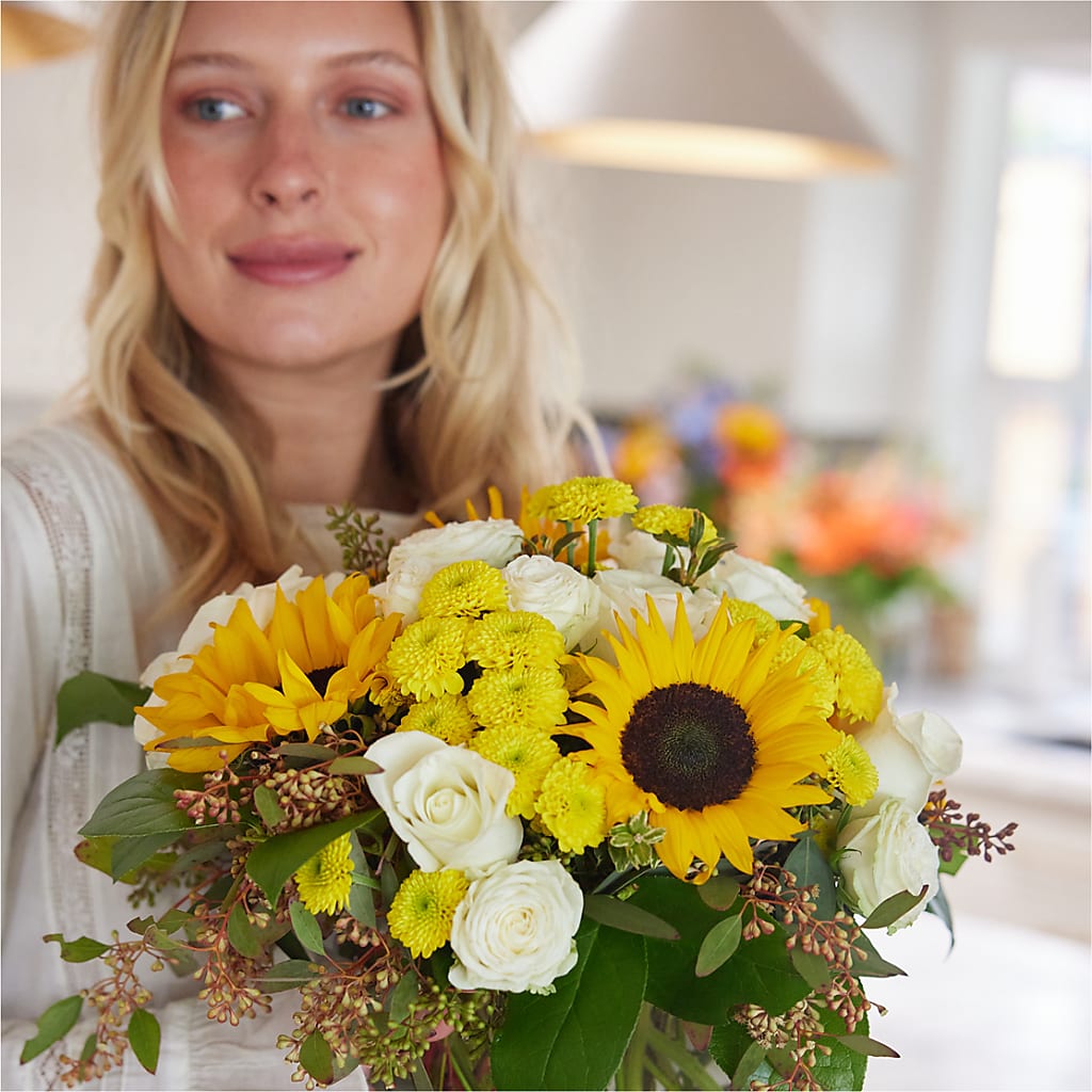 Luminous Morning Bouquet –  Magic Sun Flowers, Los Angeles CA