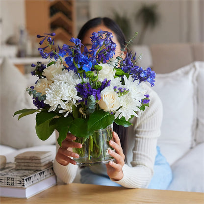 Cerulean Waves Bouquet –  Magic Sun Flowers, Los Angeles CA