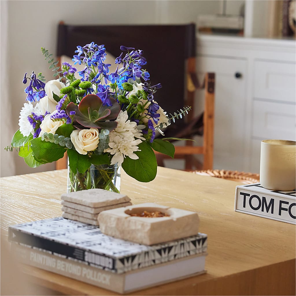 Cerulean Waves Bouquet –  Magic Sun Flowers, Los Angeles CA