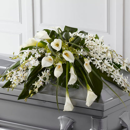 Angel Wings Casket Spray –  Magic Sun Flowers, Los Angeles CA
