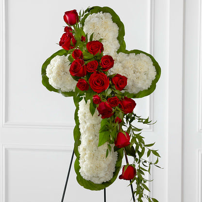 Floral Cross Easel –  Magic Sun Flowers, Los Angeles CA