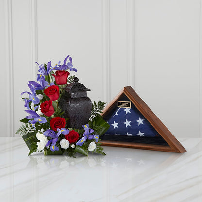 Patriotic Tribute Arrangement –  Magic Sun Flowers, Los Angeles CA