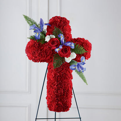 Faithful Hero Floral Cross –  Magic Sun Flowers, Los Angeles CA