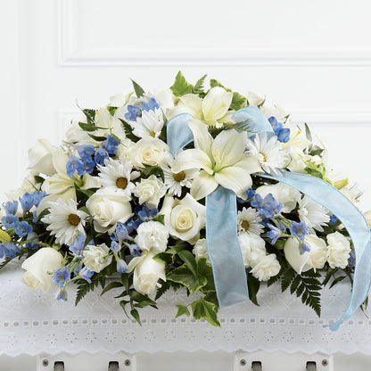 Tender Treasure Casket Spray –  Magic Sun Flowers, Los Angeles CA