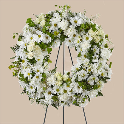 Faithful Wishes Wreath –  Magic Sun Flowers, Los Angeles CA