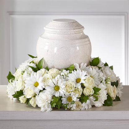 Ivory Gardens Cremation Adornment –  Magic Sun Flowers, Los Angeles CA